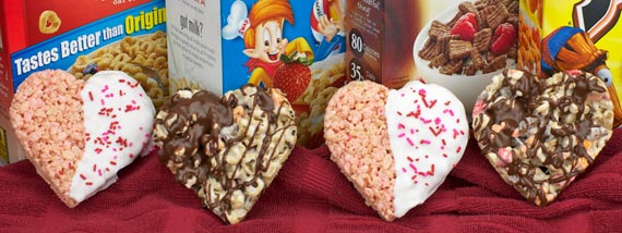 Making Valentine's Treats With Breakfast Cereals