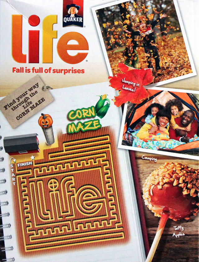 Pumpkin Spice Life Cereal Box (Back)
