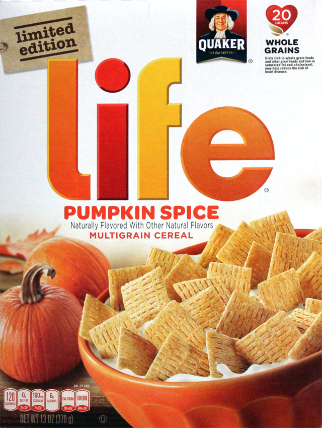 Pumpkin Spice Life Cereal Box (Front)