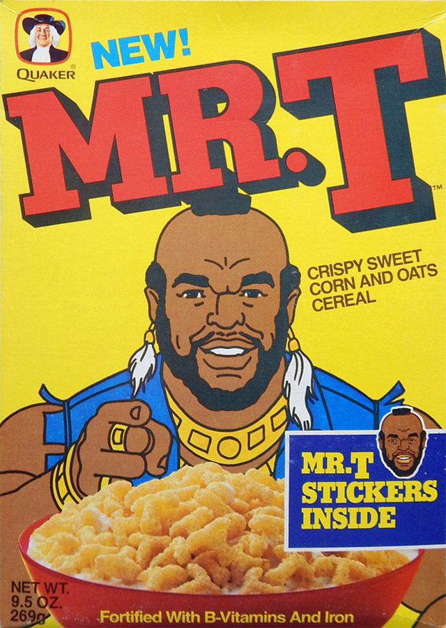 Mr. T Cereal Box (Front)