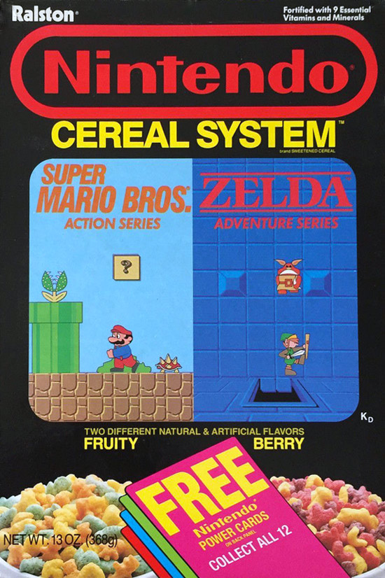 Nintendo Cereal System Box (Front)