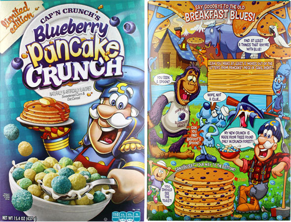 Cap'n Crunch's Blueberry Pancake Crunch Product Review