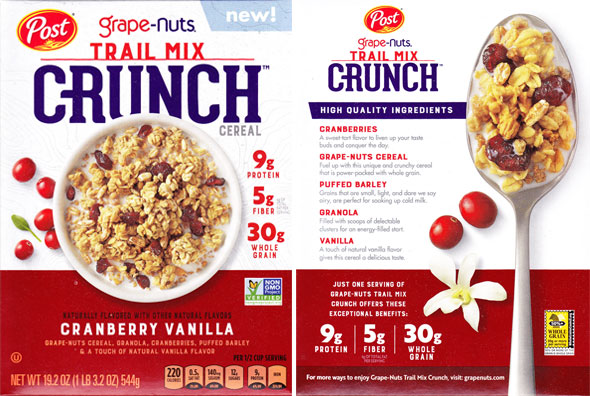 Cranberry Vanilla Grape-Nuts Trail Mix Crunch Product Review