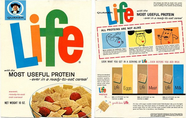 Early Life Cereal Box