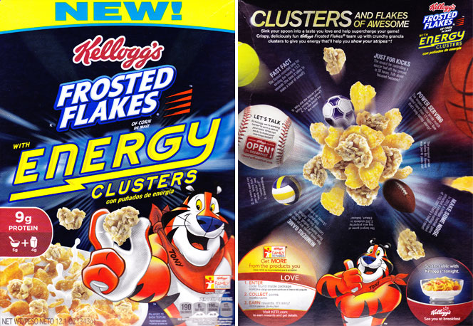 Frosted Flakes With Energy Clusters Cereal