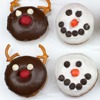 Christmas Cake Donuts