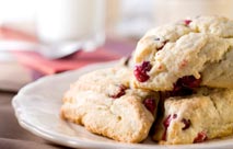 Cranberry Christmas Scones