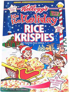 Ho Ho Holiday Rice Krispies: 1996 Ho Ho Holiday Rice Krispies Box
