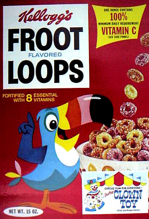 Froot Loops: Froot Loops Box - Clown Toy