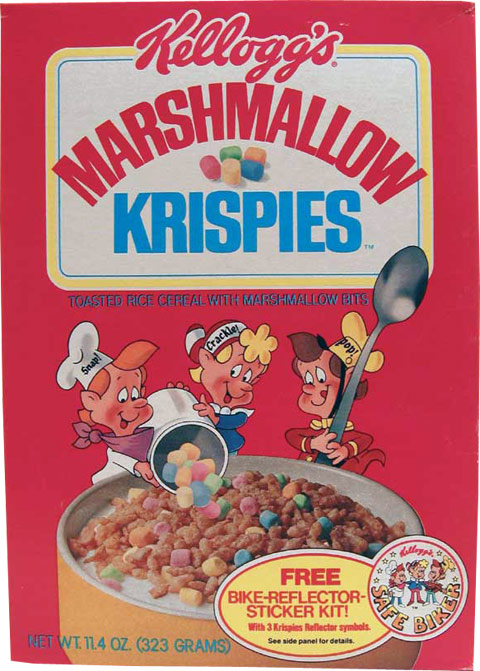 Marshmallow Krispies: Marshmallow Krispies Cereal Box