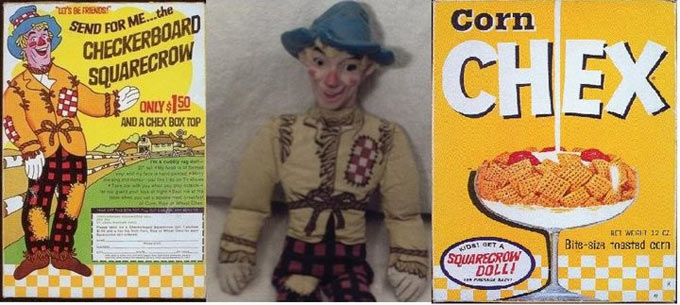 Corn Chex: 1967 Corn Chex Cereal Box & Premium